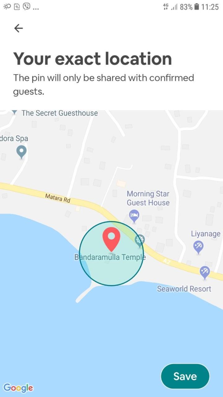 Turtle Reef Guest Bed & Breakfast Mirissa Bagian luar foto